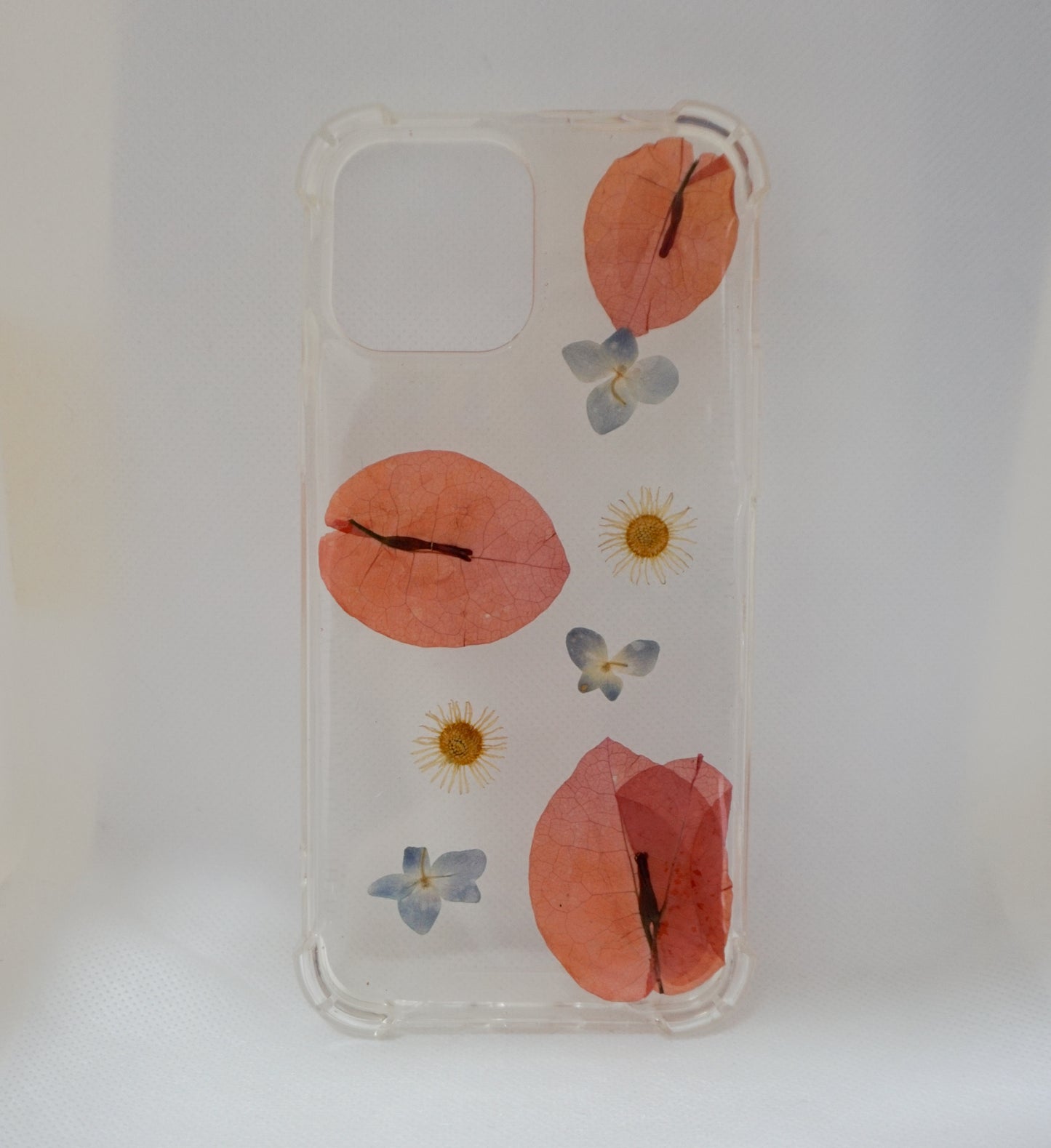 iPhone 13/12 Pro Max Bugambilias, hortensias y margaritas