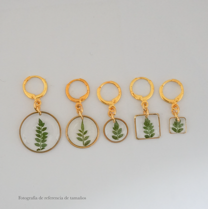 Aretes jacaranda