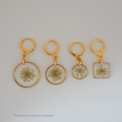 Aretes encaje