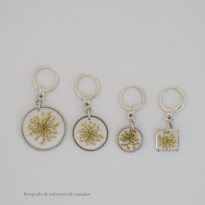 Aretes encaje