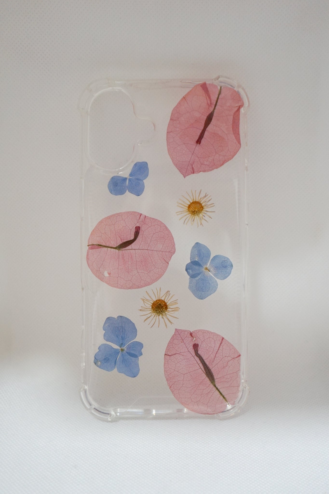 iPhone 16 Plus Bugambilias, hortensias y margaritas