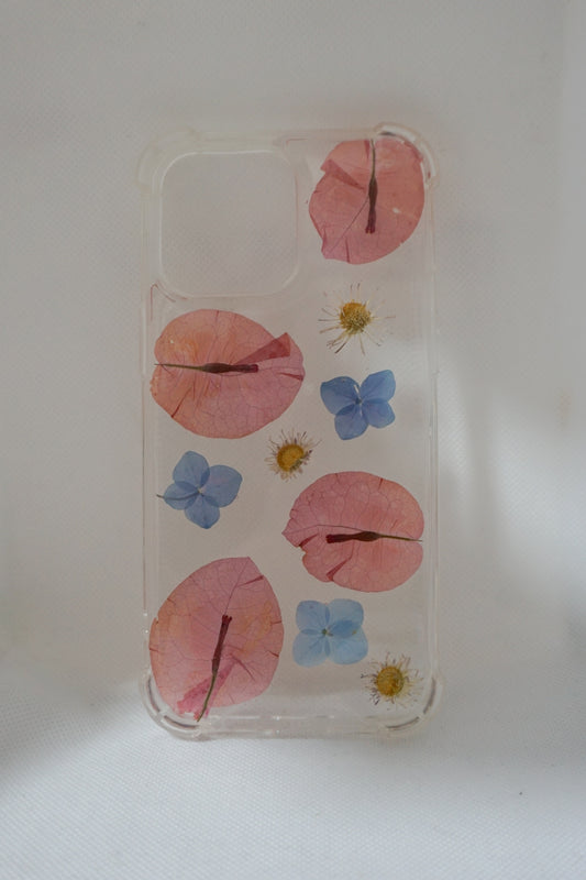 iPhone 14 Pro Max Bugambilias, hortensias y margaritas