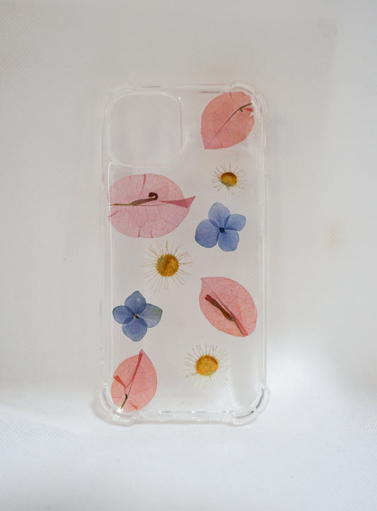 iPhone 15 Bugambilias, hortensias y margaritas
