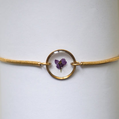 Pulsera panalillo morado