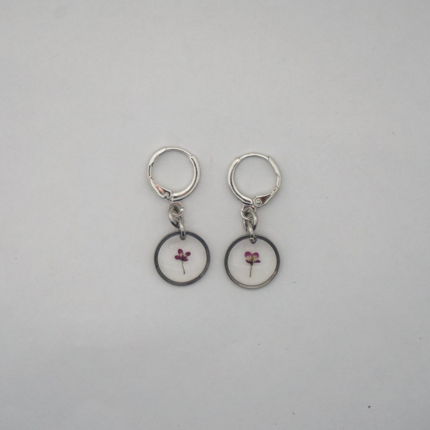 Aretes panalillo fucsia