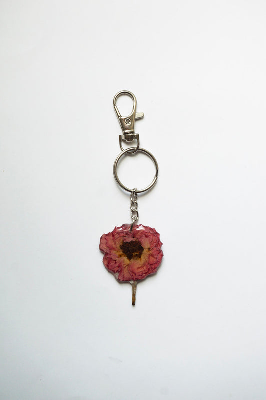 Llavero Mini rosa roja